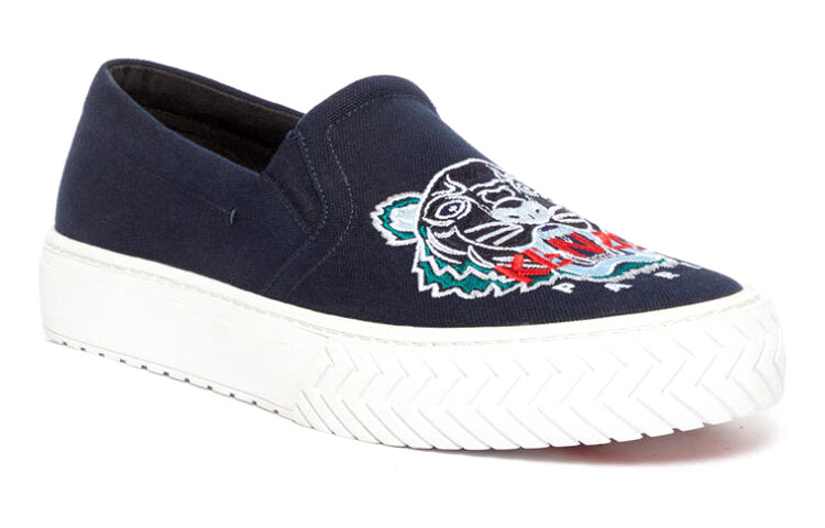 Order Kenzo Tiger K-Skate ''Navy Slip-On'' Baskets Décontractées F965SN200F70
