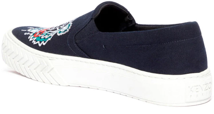 Kenzo Tiger K-Skate ''Navy Slip-On'' Baskets Décontractées F965SN200F70 Lookbook Kenzo Tiger K-Skate ''Navy Slip-On'' Baskets Décontractées F965SN200F70
