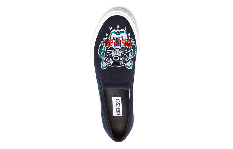 Purchase Kenzo Tiger K-Skate ''Navy Slip-On'' Baskets Décontractées F965SN200F70