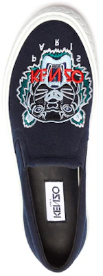 Kenzo Tiger K-Skate ''Navy Slip-On'' Baskets Décontractées F965SN200F70 Purchase Kenzo Tiger K-Skate ''Navy Slip-On'' Baskets Décontractées F965SN200F70
