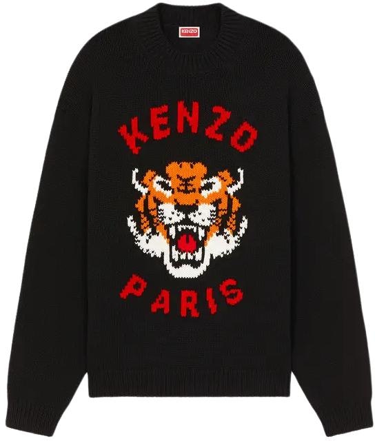 kenzo-unisex-animal-graphic-crewneck-long-sleeve-sweater-black-fe-58-pu-0143-ld-99-j