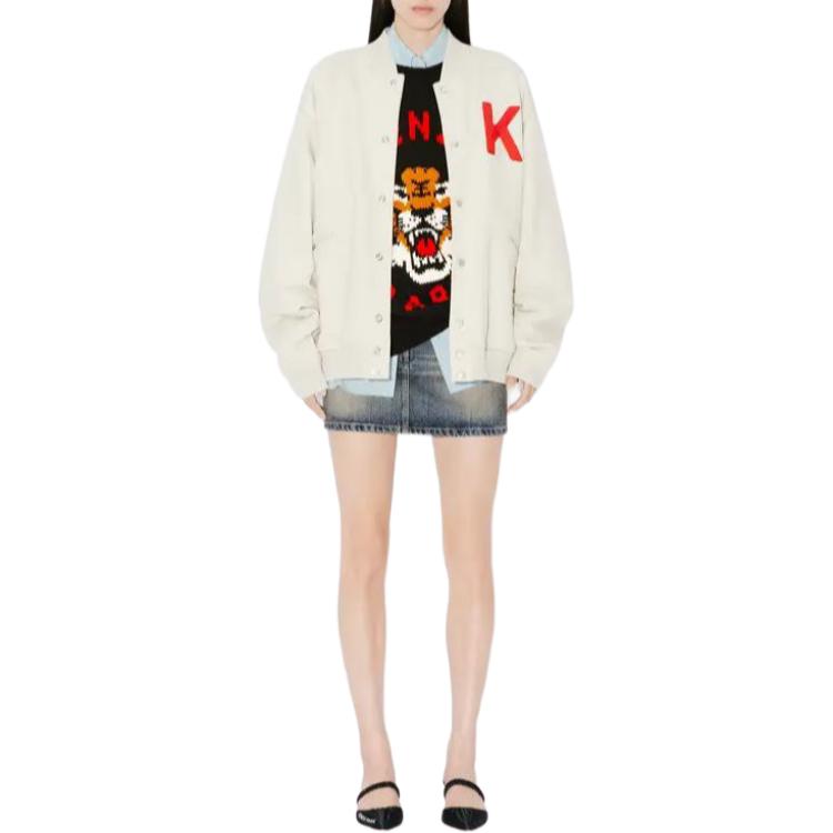 Sizing KENZO Unisex Animal Graphic Crewneck Long Sleeve Sweater Black FE58PU0143LD-99J