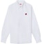 Buy KENZO 男士白色刺绣长袖扣领衬衫 FE65CH4109LO-01