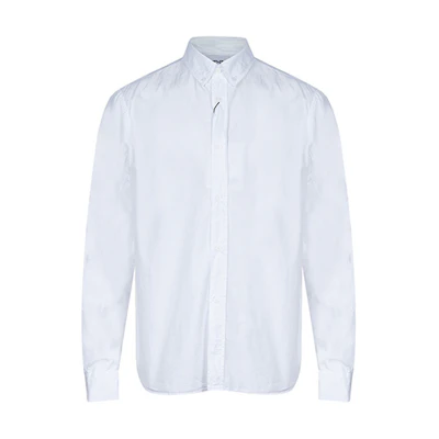 KENZO White Long Sleeve Cotton Shirt FC55CH4001LA-01B