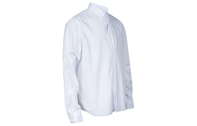 Purchase ケンゾー ホワイト 長袖 コットン シャツ FC55CH4001LA-01B