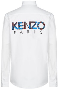 KENZO 白色字母標誌襯衫 F955CH4151LC-01 Lookbook KENZO 白色字母標誌襯衫 F955CH4151LC-01