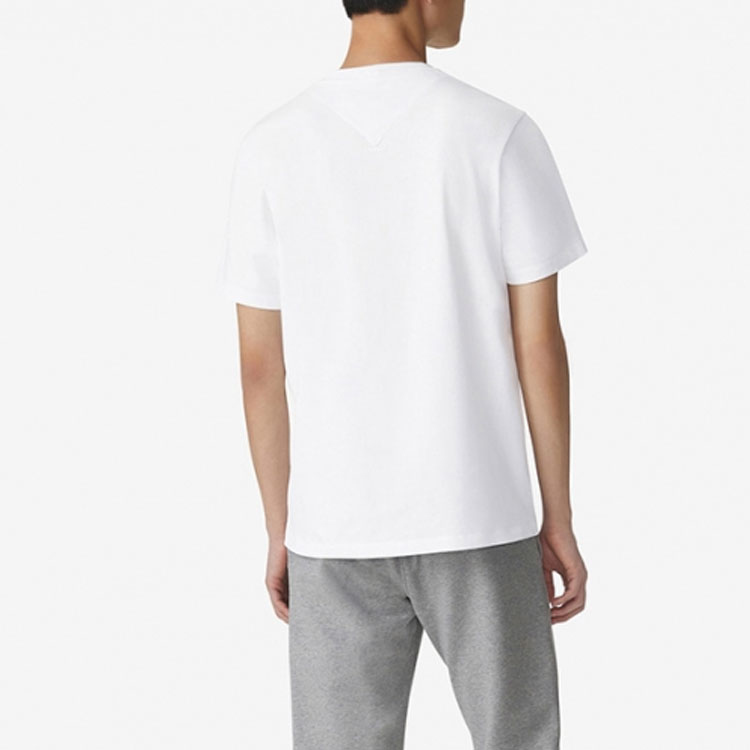 KENZO White T-Shirt with Small Tiger Head Graphic FA65TS0034SJ-01 圖 4