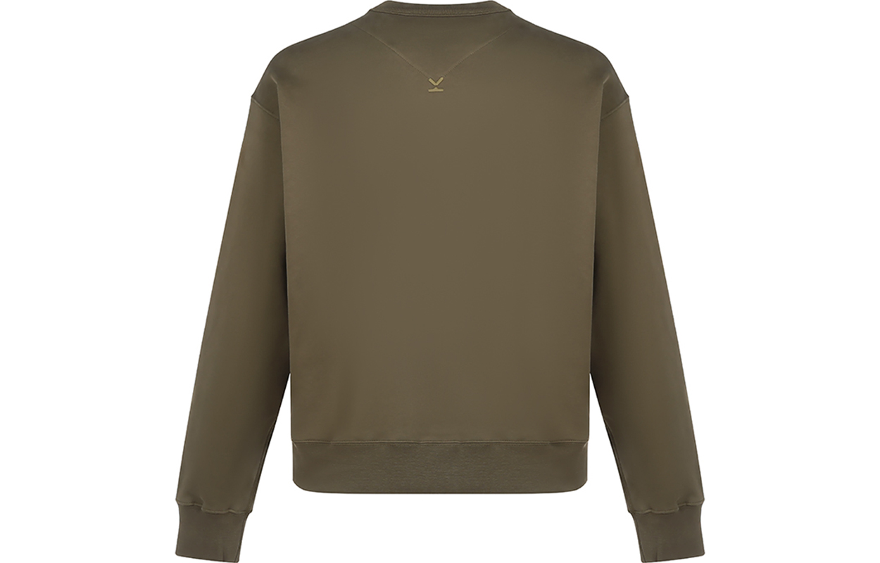 Kenzo Winter Fleece Crewneck Sweatshirt Loose Fit - Army Green FA65SW5114MG-50 圖 3
