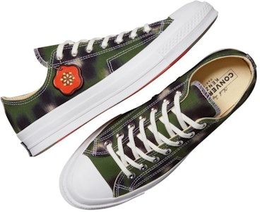 겐조 x 컨버스 척 70 로우 '사이프러스 블랙 화이트' A16291C Lookbook 겐조 x 컨버스 척 70 로우 '사이프러스 블랙 화이트' A16291C