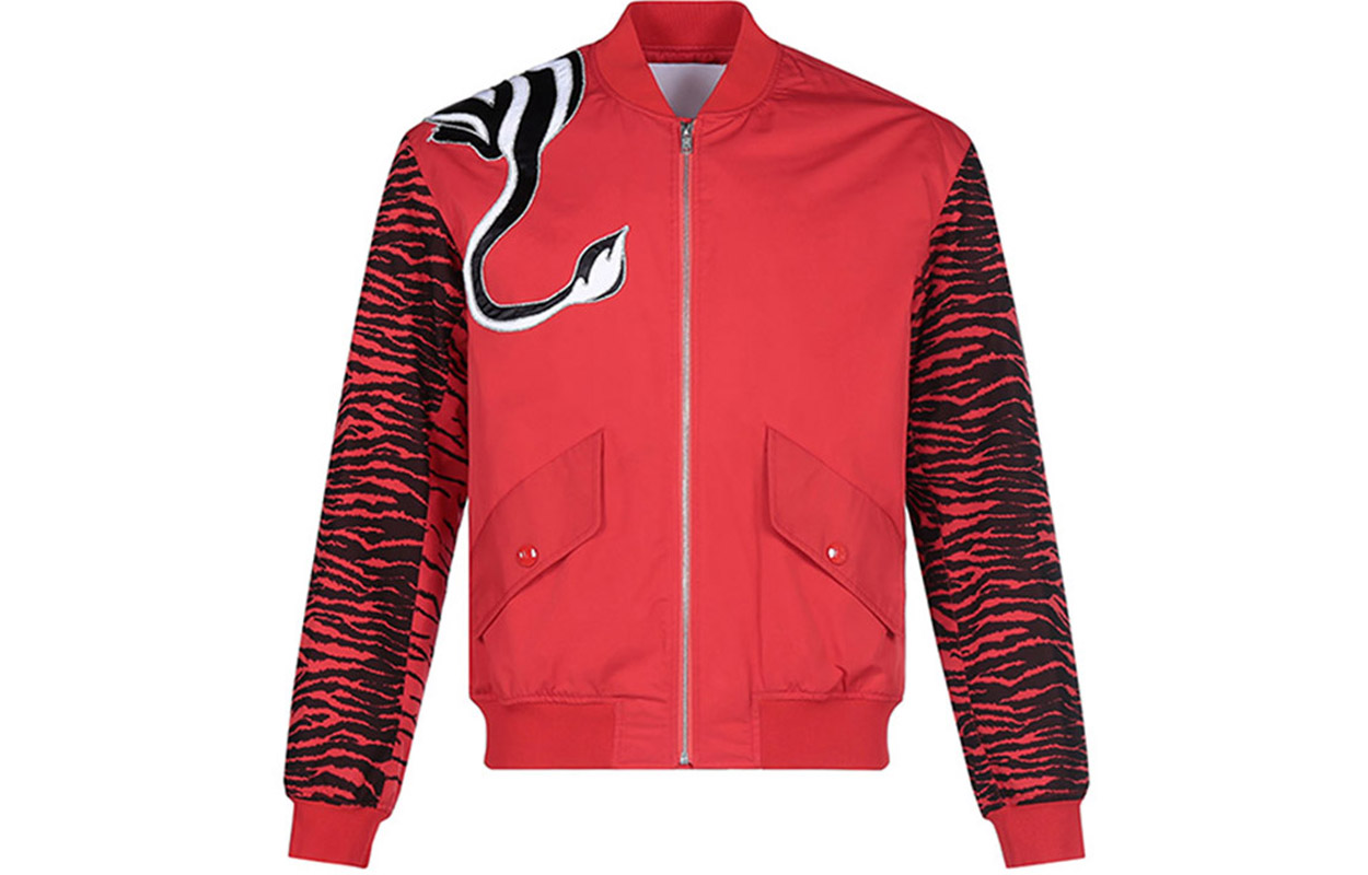 KENZO x Kansaiyamamoto Embroidered Bomber Jacket Red () FB55BL1931KA-21