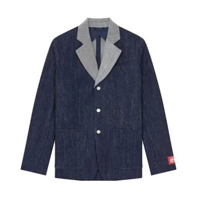 KENZO Levi's Collaboration Denim Jacket Casual Blue FD65DV103LE1-DM