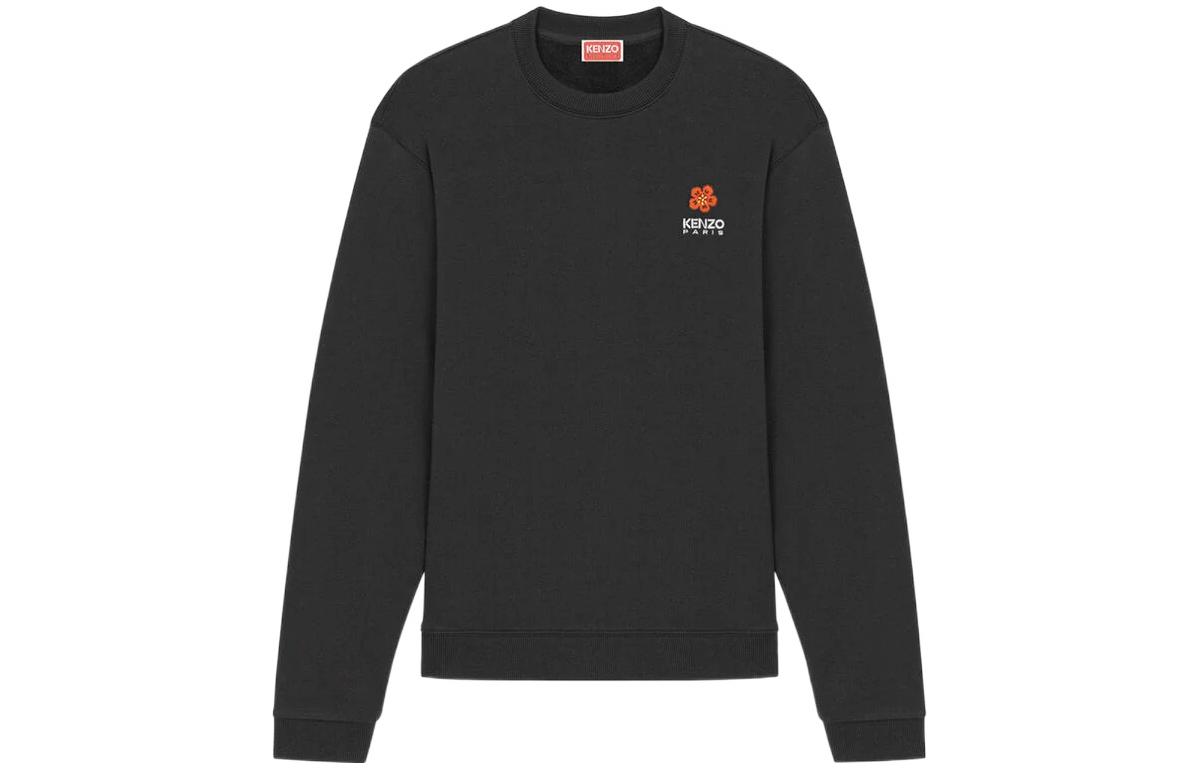 Order KENZO x Nigo Sudadera Negra con Logo Floral Bordado. FC65SW4124MF-99J