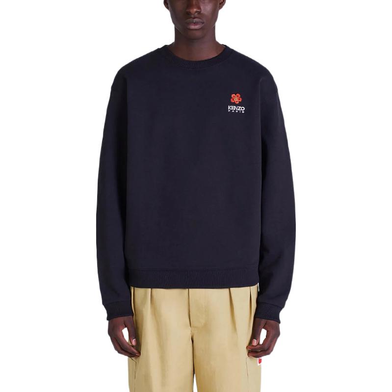 Details for KENZO x Nigo Sudadera Negra con Logo Floral Bordado. FC65SW4124MF-99J