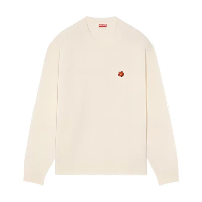 KENZO Nigo Boke Floral Embroidery Crewneck Sweater Men’s Off-White. FD55PU3813LB-99