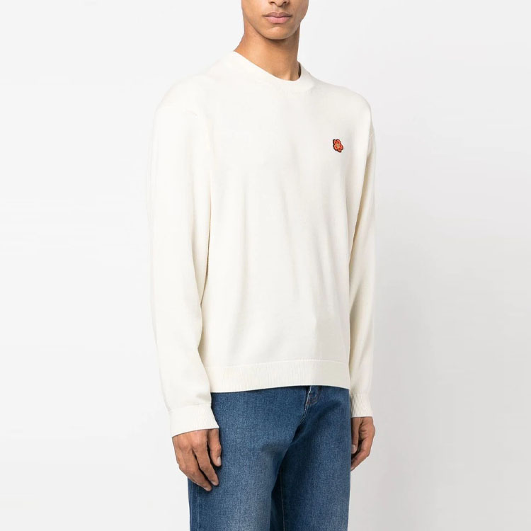 Details for KENZO x Nigo Boke Floral Embroidery Crewneck Sweater Men’s Off-White. FD55PU3813LB-99