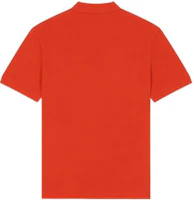 Lookbook KENZO x Nigo Boke Flower FW23 Red Embroidered Logo Unisex Polo Shirt. FC65PO0024PU-21