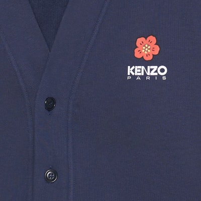 KENZO x Nigo 山茶花针织开衫午夜蓝 V领花卉设计 FD55SW4464ME-77 Sizing KENZO x Nigo 山茶花针织开衫午夜蓝 V领花卉设计 FD55SW4464ME-77