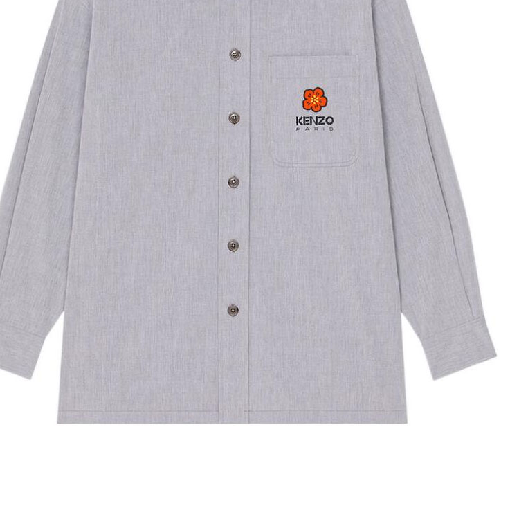 Purchase KENZO x Nigo Boke 花卉標誌印花長袖襯衫午夜藍 FD55CH5079LM-77-BU