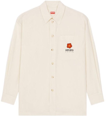 겐조 x 니고 보케 플라워 로고 프린트 화이트 남성 긴팔 셔츠. FD55CH5079LM-03 Order 겐조 x 니고 보케 플라워 로고 프린트 화이트 남성 긴팔 셔츠. FD55CH5079LM-03