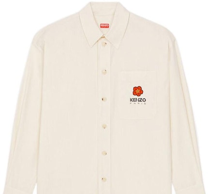 겐조 x 니고 보케 플라워 로고 프린트 화이트 남성 긴팔 셔츠. FD55CH5079LM-03 Shop 겐조 x 니고 보케 플라워 로고 프린트 화이트 남성 긴팔 셔츠. FD55CH5079LM-03