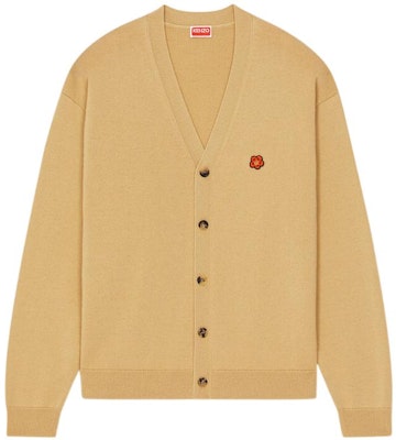 KENZO x Nigo Boke 系列花卉刺繡V領卡其毛衣 FD55CA3813LB-11 Order KENZO x Nigo Boke 系列花卉刺繡V領卡其毛衣 FD55CA3813LB-11