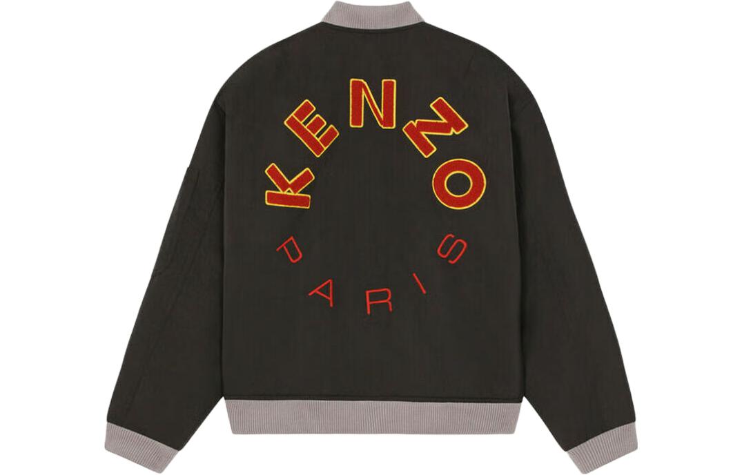 KENZO Nigo East Meets West Embroidered Bomber Jacket Black Unisex Long Sleeve FC65BL1279OC-99J 圖 3