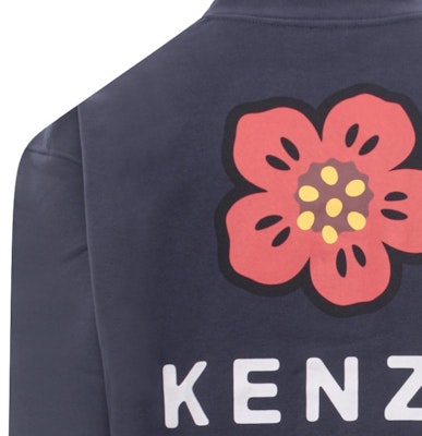 KENZO x Nigo 2022藍色後背標誌印花針織開衫. FC65BL7444ME-77 Details for KENZO x Nigo 2022藍色後背標誌印花針織開衫. FC65BL7444ME-77