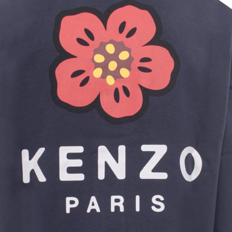 Sizing KENZO x Nigo 2022藍色後背標誌印花針織開衫. FC65BL7444ME-77