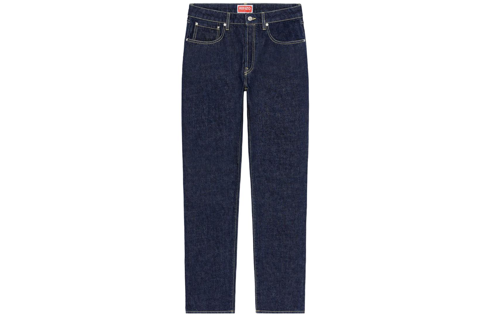 Order KENZO x Nigo FW22  Dark Blue Straight-Leg Loose-Fit Denim Jeans. FC65DP1019EI-78