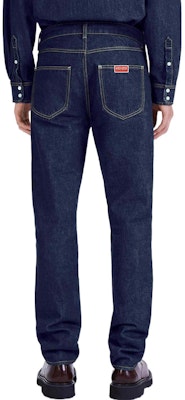 KENZO x Nigo FW22 Dark Blue Straight-Leg Loose-Fit Denim Jeans. FC65DP1019EI-78 Sizing KENZO x Nigo FW22 Dark Blue Straight-Leg Loose-Fit Denim Jeans. FC65DP1019EI-78