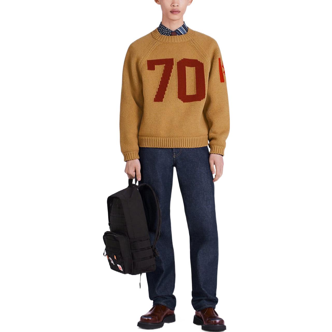 KENZO Nigo FW22  Floral Knit Sweater Crewneck - Dark Camel. FC65PU3153BA-14 圖 4