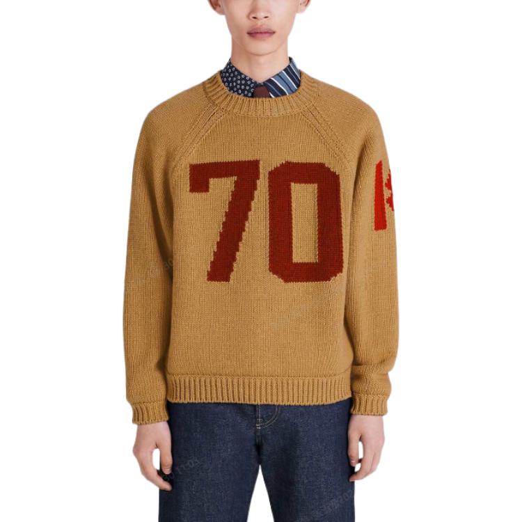 KENZO Nigo FW22  Floral Knit Sweater Crewneck - Dark Camel. FC65PU3153BA-14 圖 6