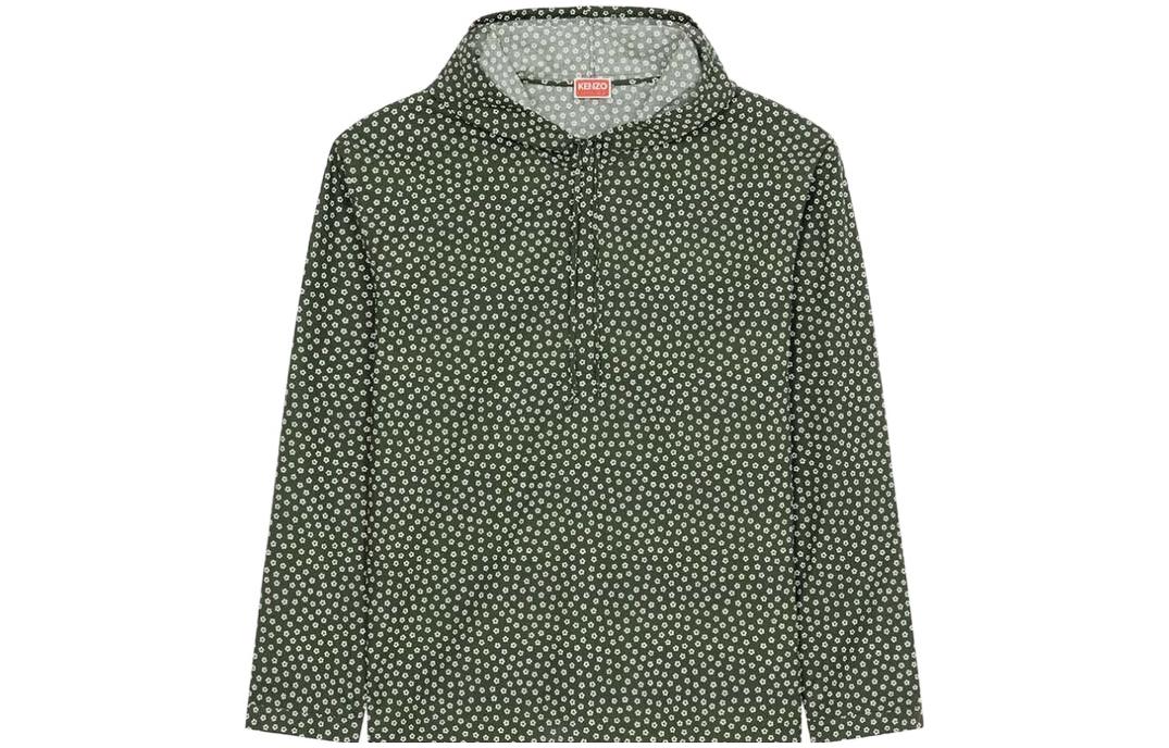 KENZO Nigo FW22 Boke Floral Series Green Cotton Sweatshirt Mens. FC65TO4069K0-51 圖 2
