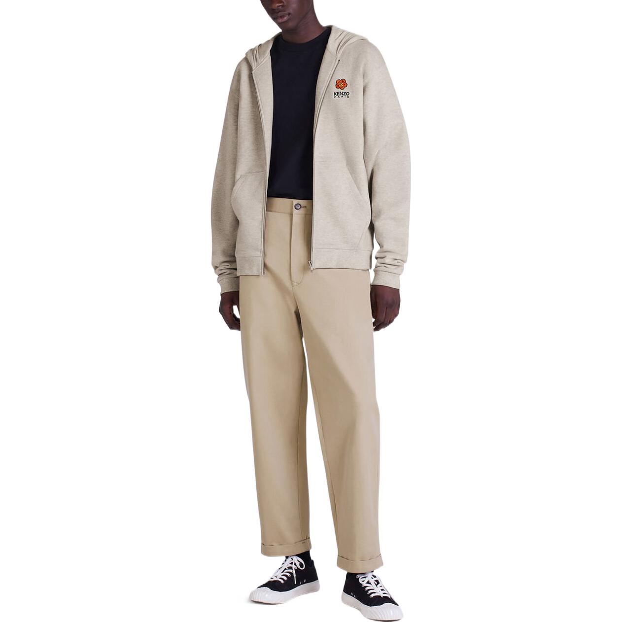 KENZO Nigo FW22 Boke Flower Embroidered Logo Zip Hoodie Jacket Grey . FC65SW4144MF-93 圖 4