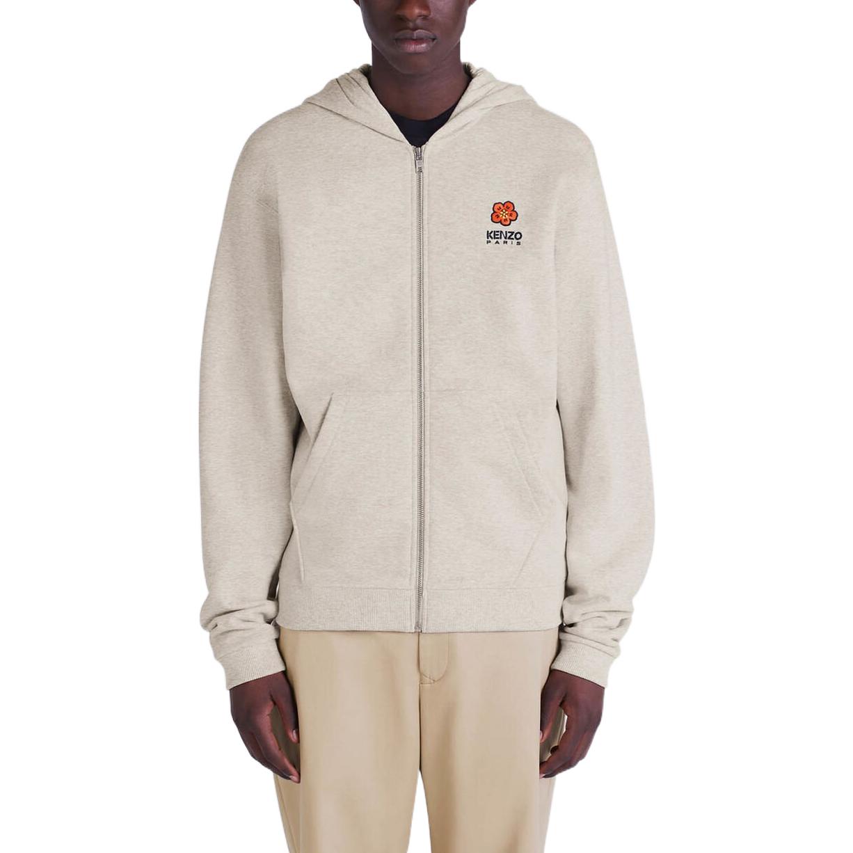 KENZO Nigo FW22 Boke Flower Embroidered Logo Zip Hoodie Jacket Grey . FC65SW4144MF-93 圖 6