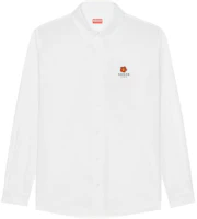 Order KENZO x Nigo FW22 BOKE 刺繡花朵男款白色寬鬆襯衫 FC65CH4099LH-01