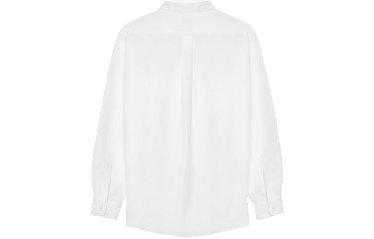 Lookbook KENZO x NIGO FW22 ボケ刺繍入りオーバーサイズ白シャツ メンズ用 FC65CH4099LH-01