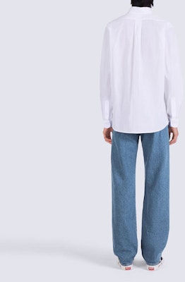 KENZO x Nigo FW22 BOKE Flower Embroidered Oversized White Shirt for Men. FC65CH4099LH-01 Purchase KENZO x Nigo FW22 BOKE Flower Embroidered Oversized White Shirt for Men. FC65CH4099LH-01