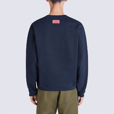 KENZO x Nigo FW22 木槿花圖案印花海軍藍長袖衛衣 男款 FC65SW4104ME-77 Sizing KENZO x Nigo FW22 木槿花圖案印花海軍藍長袖衛衣 男款 FC65SW4104ME-77