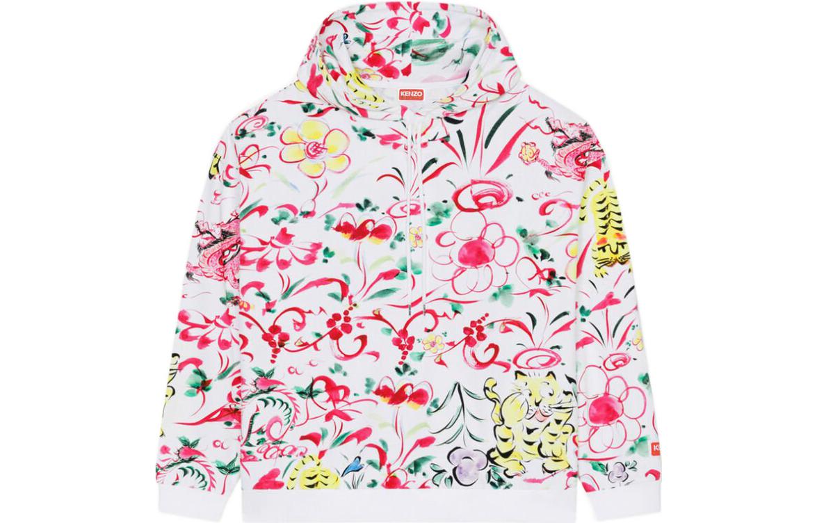 KENZO Nigo FW22 Drop2 Multicolor Floral Animal Print Hoodie () FC65SW4304MF-03