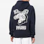 Details for KENZO x Nigo FW22 East Meets West Logo Print Blue Hoodie Men’s FC65SW4354MJ-77