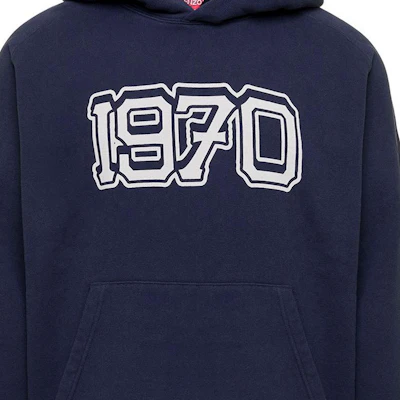 KENZO x Nigo FW22 East Meets West Logo Print Blue Hoodie Men’s FC65SW4354MJ-77 Sizing KENZO x Nigo FW22 East Meets West Logo Print Blue Hoodie Men’s FC65SW4354MJ-77