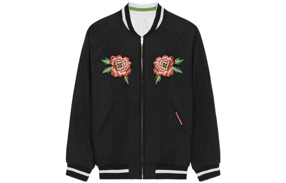 KENZO Nigo FW22 East Meets West Reversible Printed Bomber Jacket Black/White Unisex FC65BL1369RJ-99J