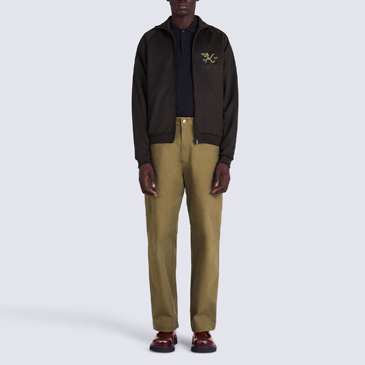 KENZO Nigo FW22 Embroidered Logo Zip-Up Jacket Black FC65BL7904IP-99J 圖 4