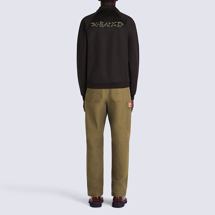 KENZO Nigo FW22 Embroidered Logo Zip-Up Jacket Black FC65BL7904IP-99J 圖 5