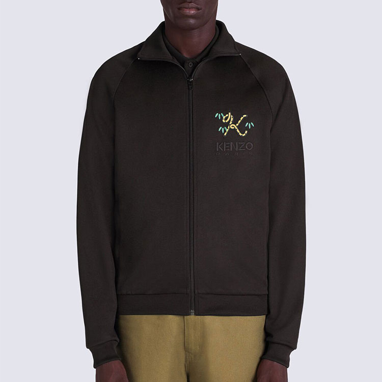KENZO Nigo FW22 Embroidered Logo Zip-Up Jacket Black FC65BL7904IP-99J 圖 6