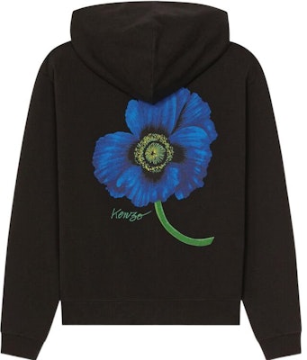 KENZO x Nigo FW22 Floral Poppy Zip Hoodie Black Flowers Print. FC65SW4244MF-99J Order KENZO x Nigo FW22 Floral Poppy Zip Hoodie Black Flowers Print. FC65SW4244MF-99J