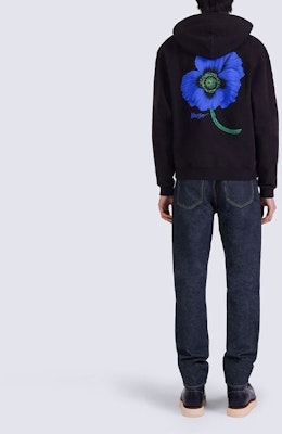 KENZO x Nigo FW22 Floral Poppy Zip Hoodie Black Flowers Print. FC65SW4244MF-99J Purchase KENZO x Nigo FW22 Floral Poppy Zip Hoodie Black Flowers Print. FC65SW4244MF-99J