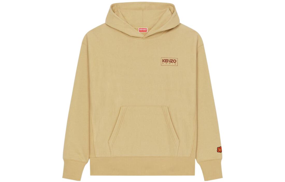 KENZO Nigo FW22 Logo Letter Hoodie Khaki 秋Season FC65SW4194MC-11