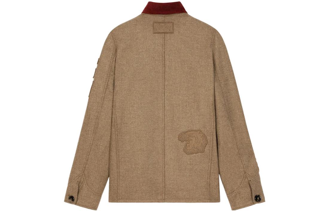 KENZO Nigo FW22 Patchwork Badge Jacket Beige Unisex FC65VE1019RJ-11 圖 3